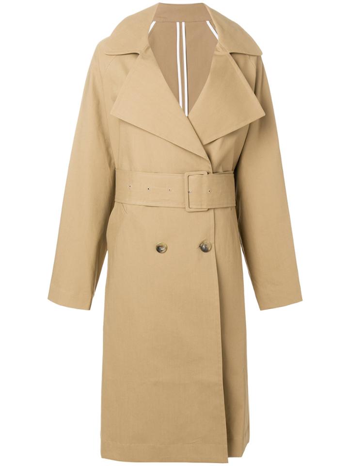 Studio Nicholson Double Faced Trench Coat - Brown