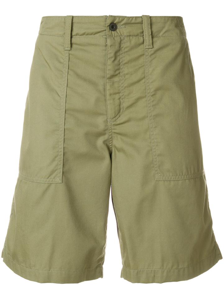 Our Legacy Rear Pocket Bermuda Shorts - Green
