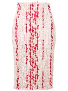 Alexander Mcqueen Tweed Cocoon Skirt - Multicolour