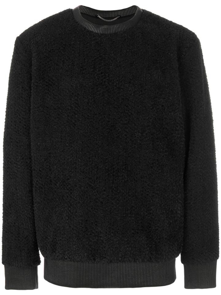 Zanone Button Up Sweatshirt - Blue