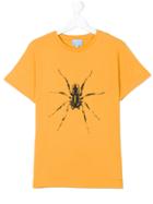 Lanvin Petite Teen Spider Print T-shirt - Yellow & Orange