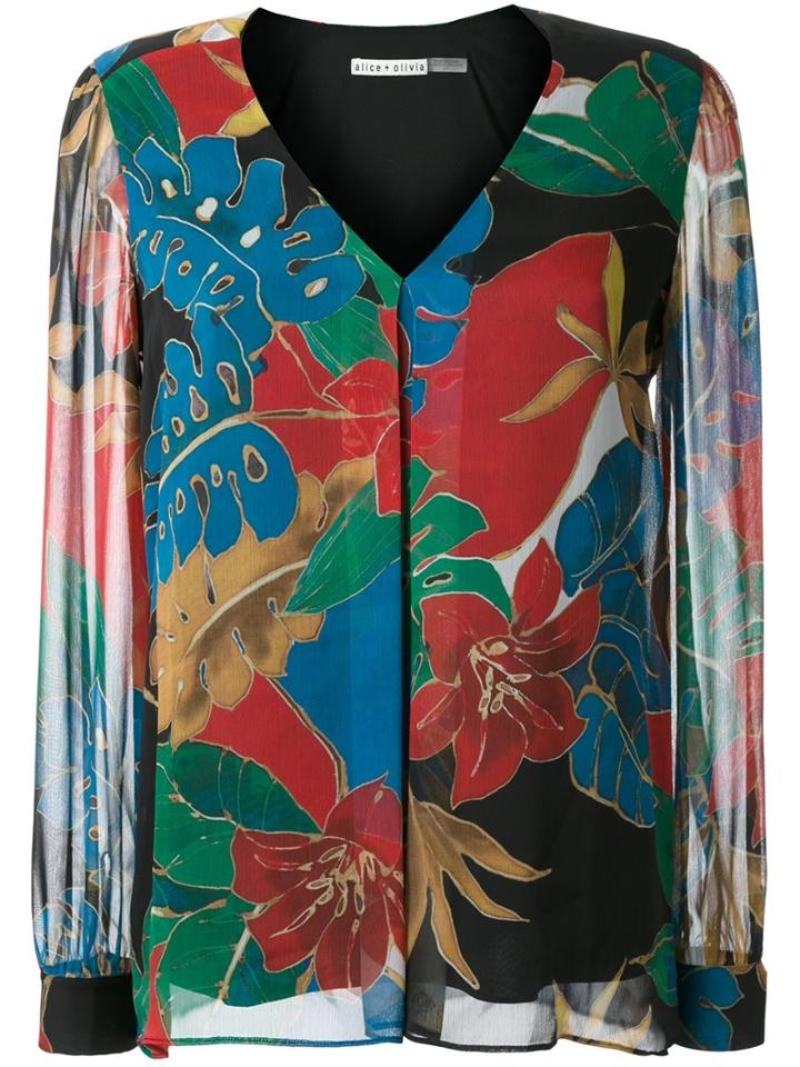 Alice+olivia 'deandra' Shirt, Women's, Size: Medium, Polyester