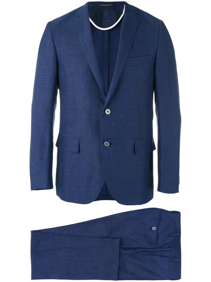 Corneliani - Two-piece Suit - Men - Cupro/virgin Wool - 50, Blue, Cupro/virgin Wool