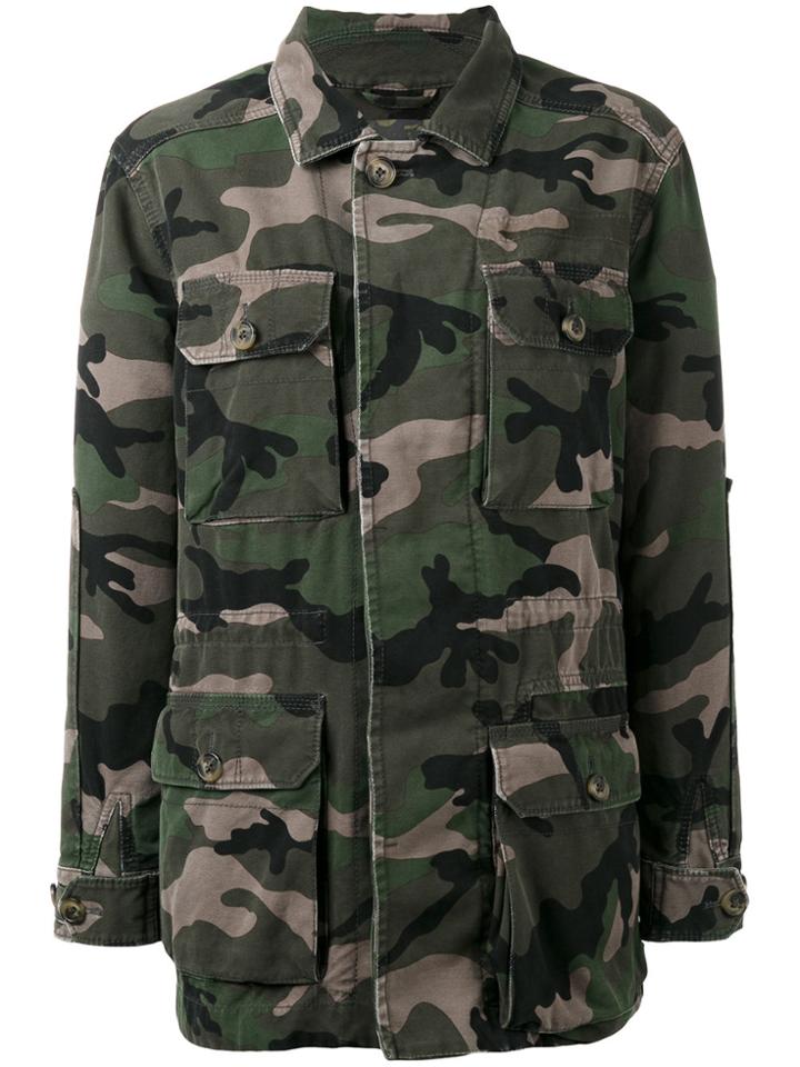 Valentino Camouflage Jacket - Green