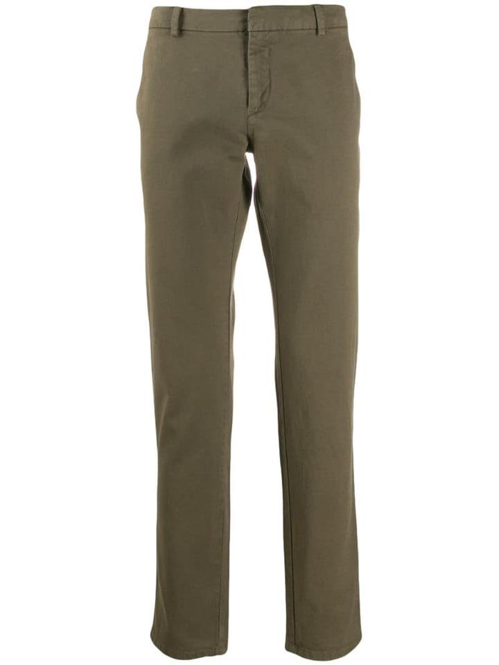 Les Hommes Urban Slim Leg Chinos - Green