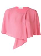 Capucci Cropped Top, Women's, Size: 42, Pink/purple, Silk