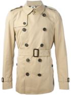 Burberry Belted Trench Coat, Men's, Size: 46, Nude/neutrals, Cotton