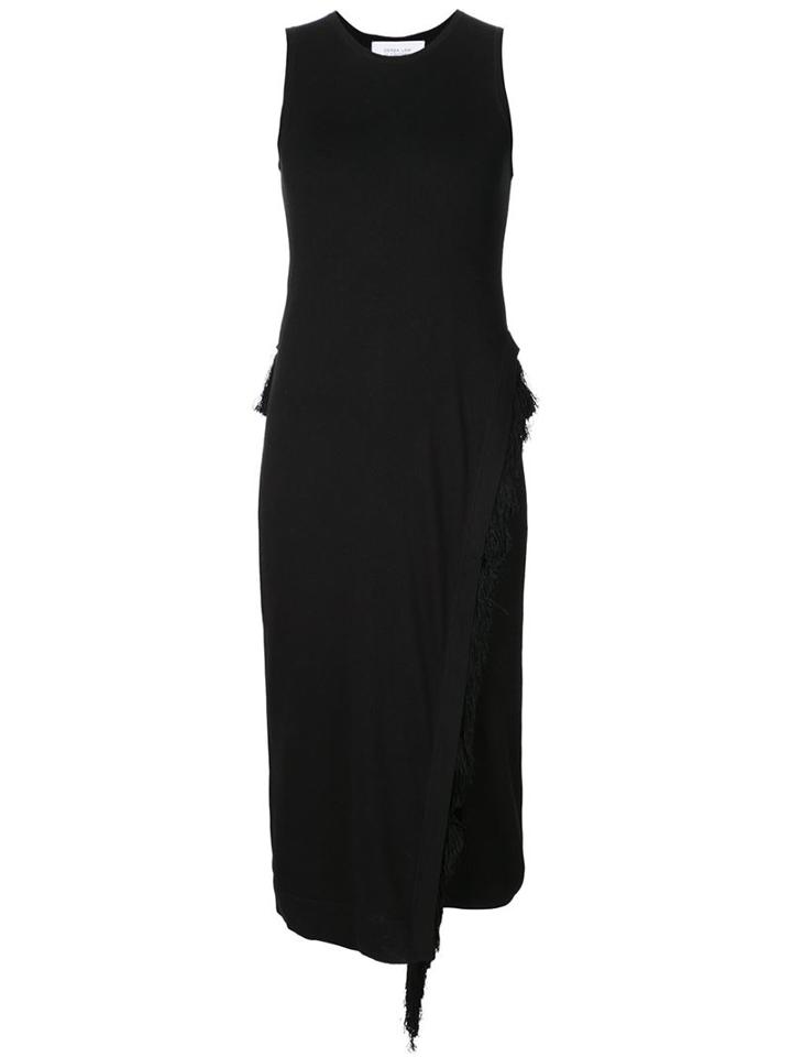 Derek Lam 10 Crosby Fringed Edge Fitted Dress