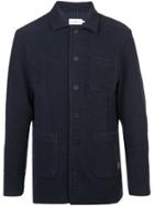 Cuisse De Grenouille Single Breasted Jacket - Blue