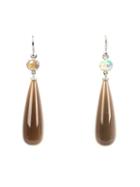 Irene Neuwirth Moon Stone Drop Earrings