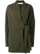 Damir Doma - Jun Wrap Coat - Women - Cotton/polyamide - M, Women's, Green, Cotton/polyamide