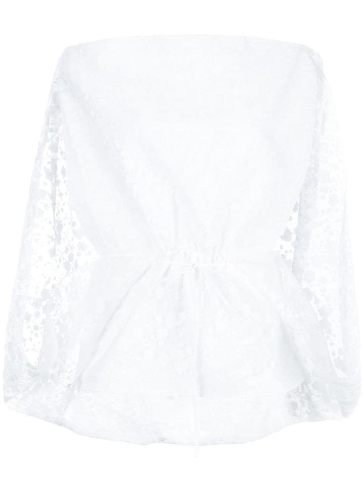 Rosie Assoulin Cape Top - White