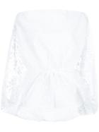 Rosie Assoulin Cape Top - White