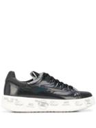 Premiata Belle Platform Sole Sneakers - Black