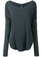 Kristensen Du Nord Long Sleeve T-shirt, Women's, Size: 1, Grey, Silk/cotton/spandex/elastane