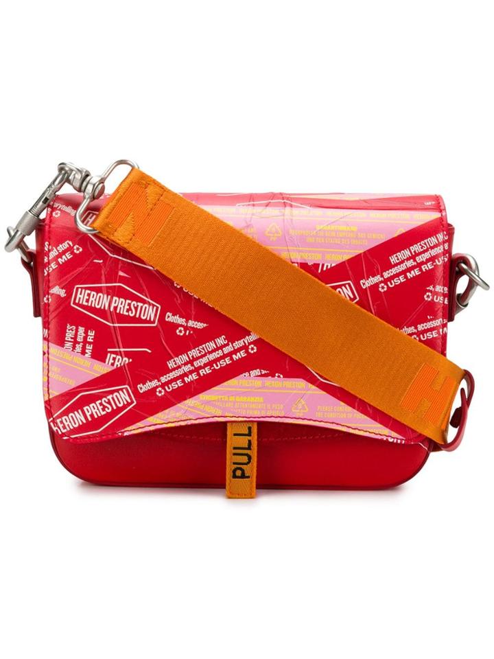 Heron Preston Canal Shoulder Bag - Red