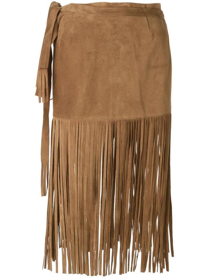P.a.r.o.s.h. 'mindy' Fringed Skirt