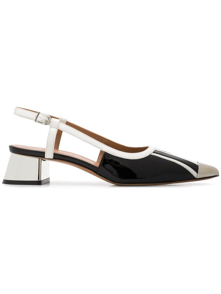 Marni Metal Toe Cap Pumps - Black