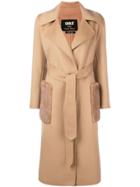 S.w.o.r.d 6.6.44 Fur Pockets Trench Coat - Neutrals