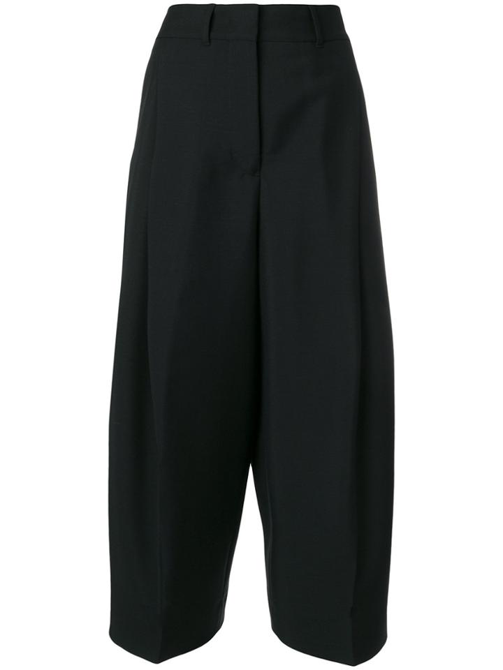 Jil Sander High Waisted Pants - Black