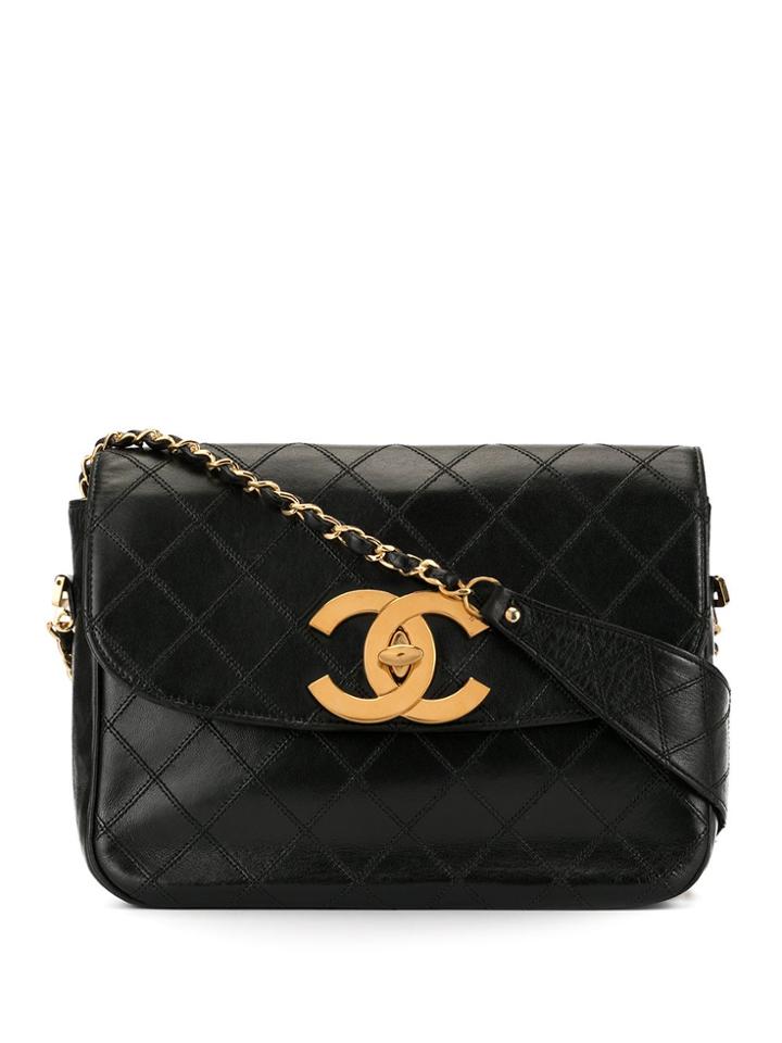 Chanel Pre-owned Cosmos Cc Shoulder Bag - Black