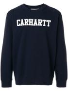 Carhartt Printed Logo Sweatshirt - Blue