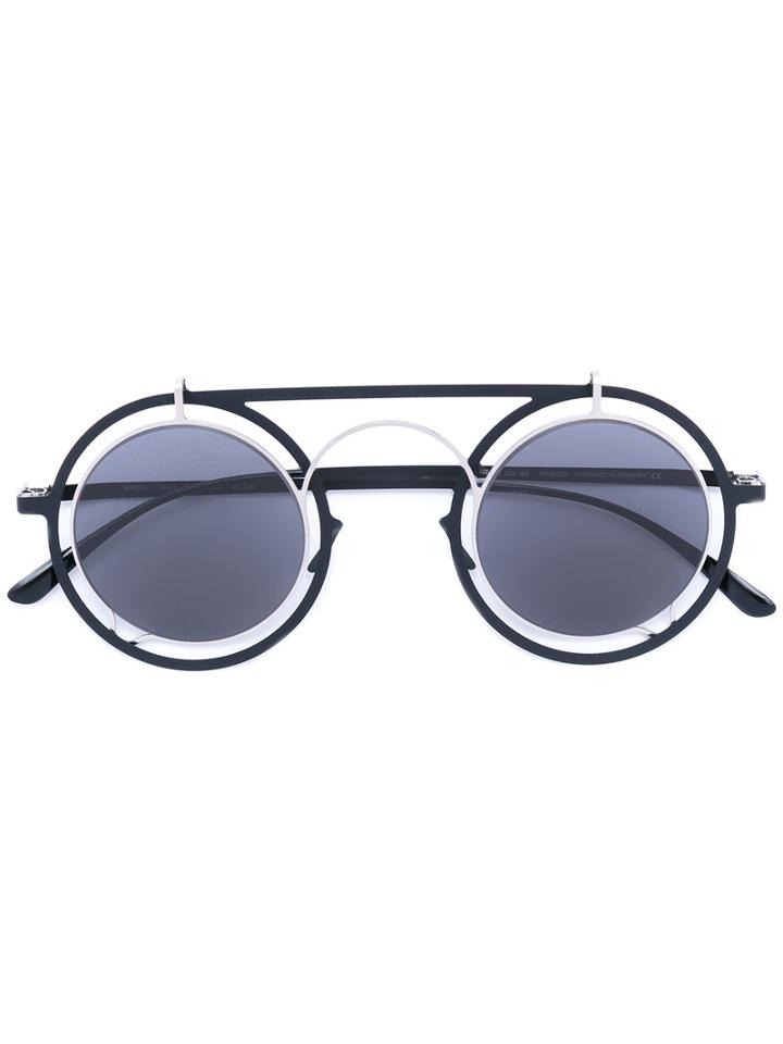 Mykita - Siru Sunglasses - Unisex - Steel - One Size, Black, Steel