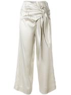 Meme Belted Waist Trousers - Nude & Neutrals