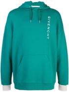 Givenchy Vertical Logo Hoodie - Green