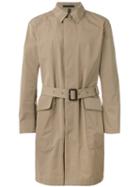 Caruso Lightweight Overcoat, Men's, Size: 48, Brown, Acetate