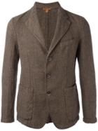 Barena Patch Pockets Blazer, Men's, Size: 50, Brown, Cotton/linen/flax/polyester