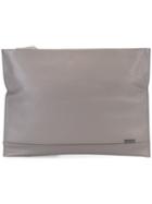Zanellato Fold Over Clutch Bag, Women's, Nude/neutrals