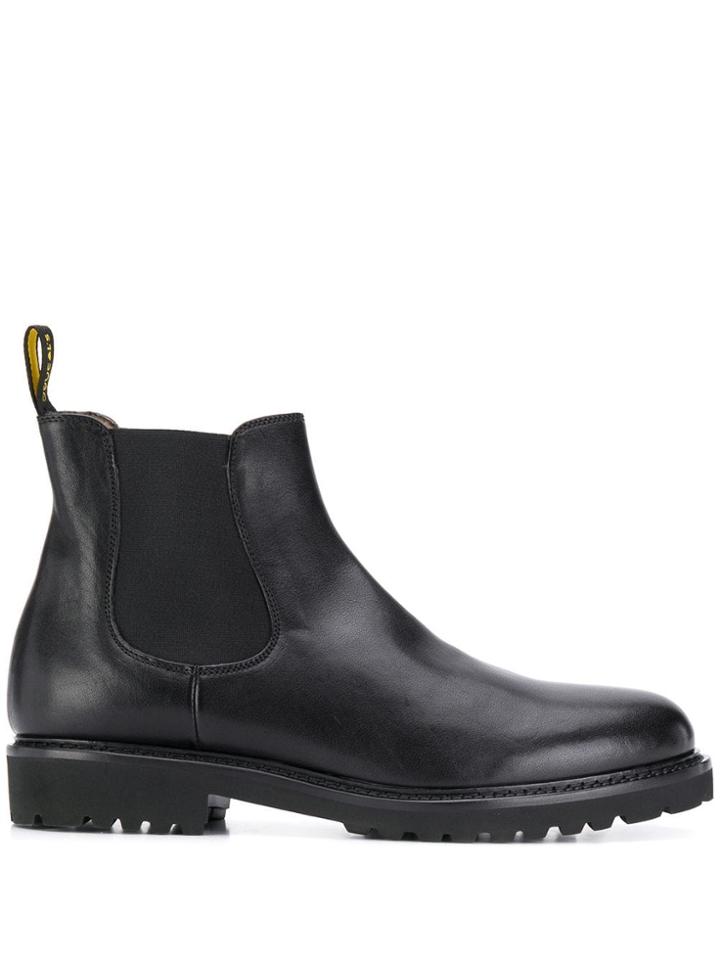 Doucal's Elasticated Chelsea Boots - Black