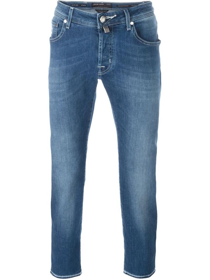 Jacob Cohen Slim Fit Jeans, Men's, Size: 36, Blue, Cotton/spandex/elastane