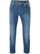 Jacob Cohen Slim Fit Jeans, Men's, Size: 36, Blue, Cotton/spandex/elastane