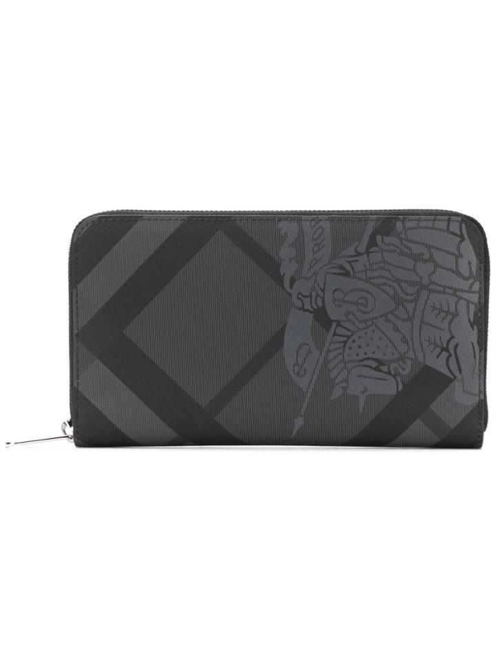 Burberry London Check Wallet - Grey