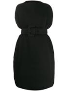 Mm6 Maison Margiela Padded Midi Dress - Black