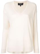 Paule Ka V-neck Jumper - White