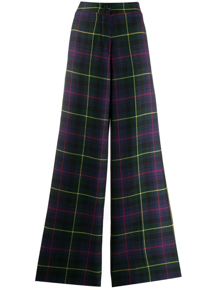 Giada Benincasa Tartan Trousers - Blue