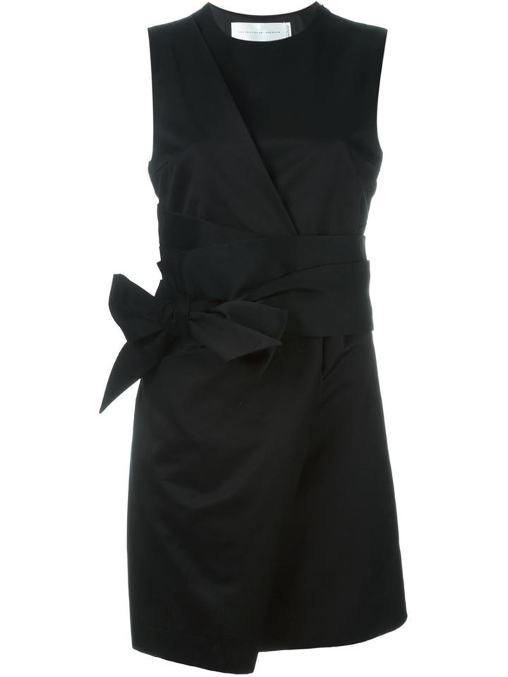 Victoria Victoria Beckham Bow Detail Sleeveless Dress