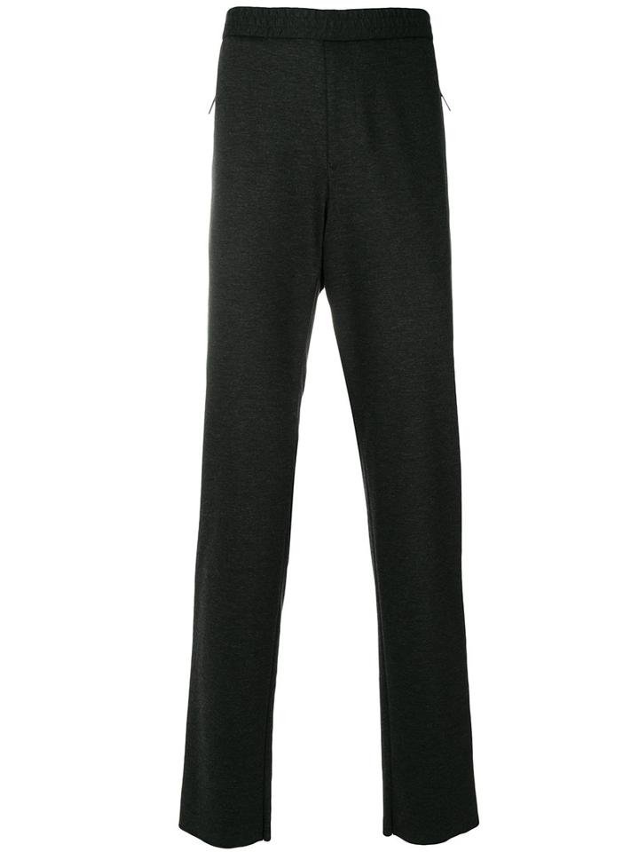 Emporio Armani - Track Pants - Men - Polyamide/spandex/elastane/viscose - 50, Grey, Polyamide/spandex/elastane/viscose