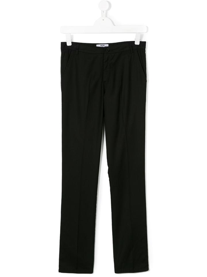 Msgm Kids Teen Tailored Trousers - Black