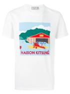 Maison Kitsuné 'hangar' T-shirt, Men's, Size: Small, White, Cotton