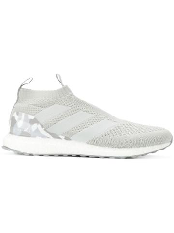 Adidas X Paul Pogba Adidas X Paul Pogba Grey Slip On Sneakers