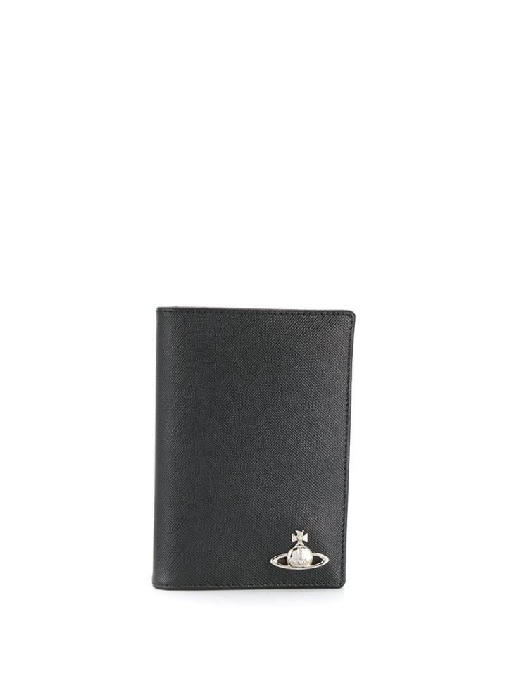 Vivienne Westwood Pimlico Passport Holder - Black