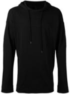 Odeur - Printed Hooded Sweatshirt - Unisex - Cotton - M, Black, Cotton