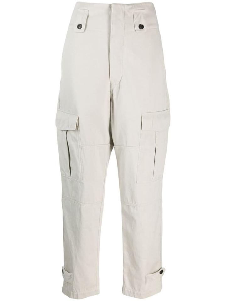 Isabel Marant Étoile Straight Utility Trousers - Neutrals