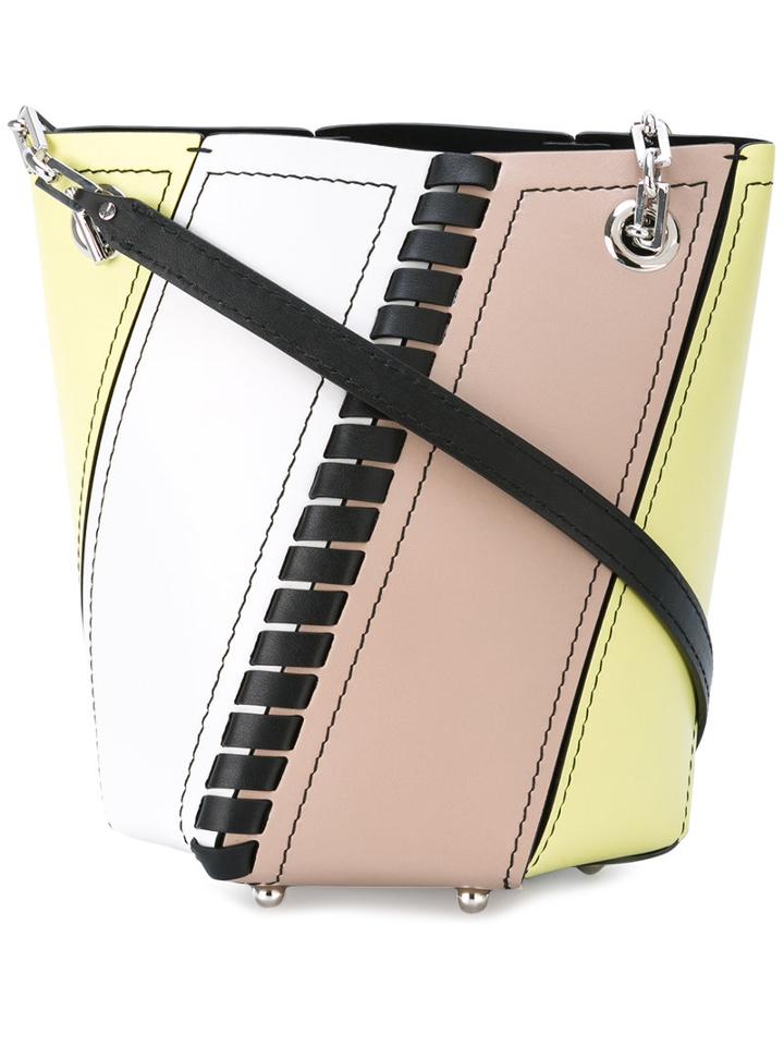 Proenza Schouler Hex Whipstitch Bucket Shoulder Bag, Women's, Calf Leather