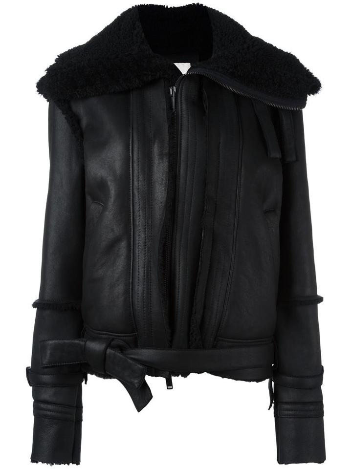 A.f.vandevorst 'voyager' Jacket, Women's, Size: 36, Black, Sheep Skin/shearling