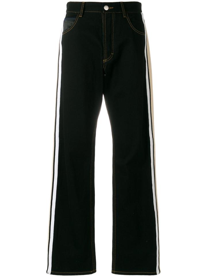 Koché Wide Leg Jeans - Black
